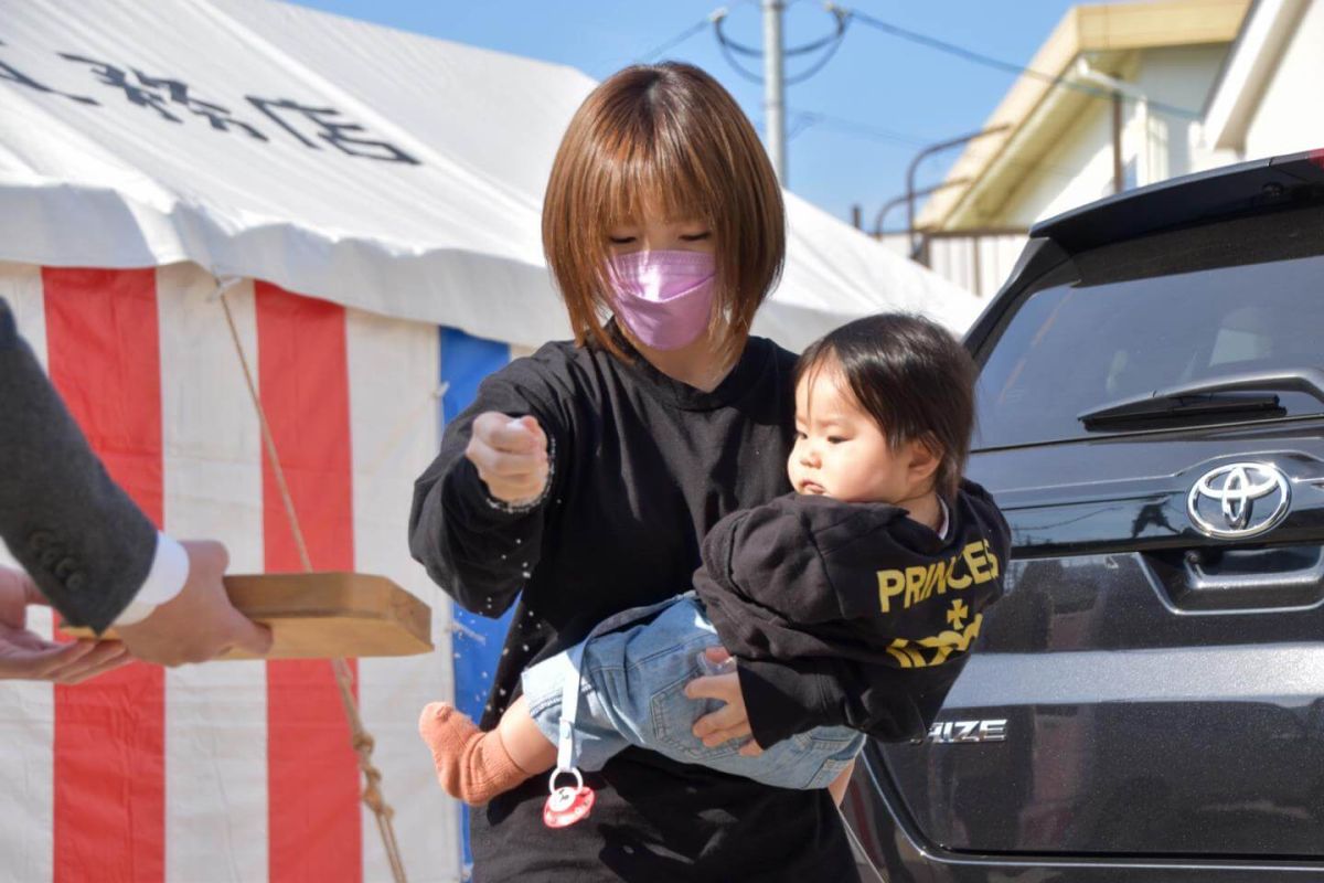 「福岡市南区柏原05」注文住宅現場リポート①【地鎮祭】