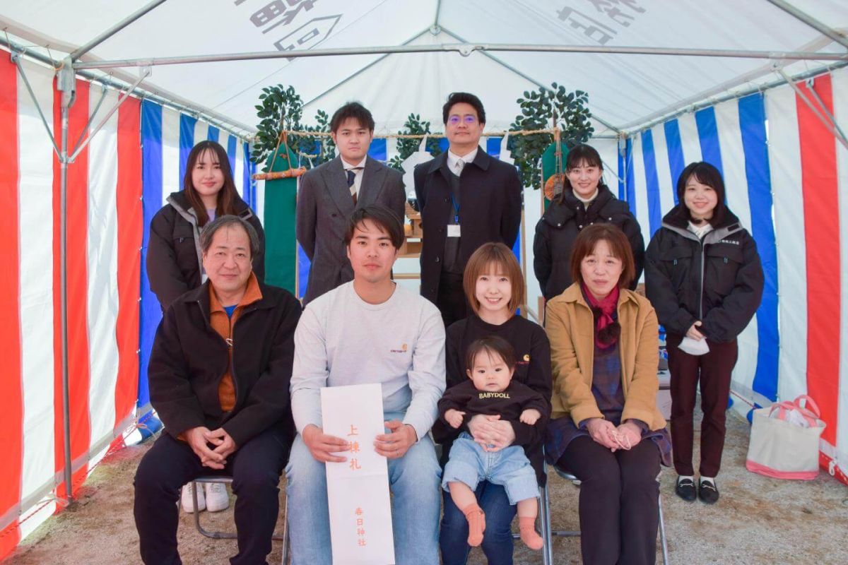 「福岡市南区柏原05」注文住宅現場リポート①【地鎮祭】