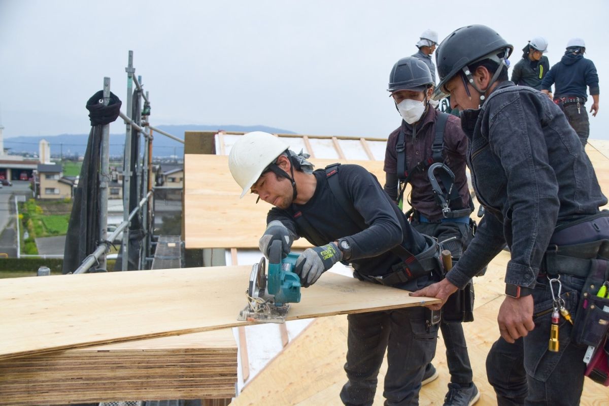 福岡県三井郡大刀洗町03　注文住宅建築現場リポート②　～上棟式・後編～