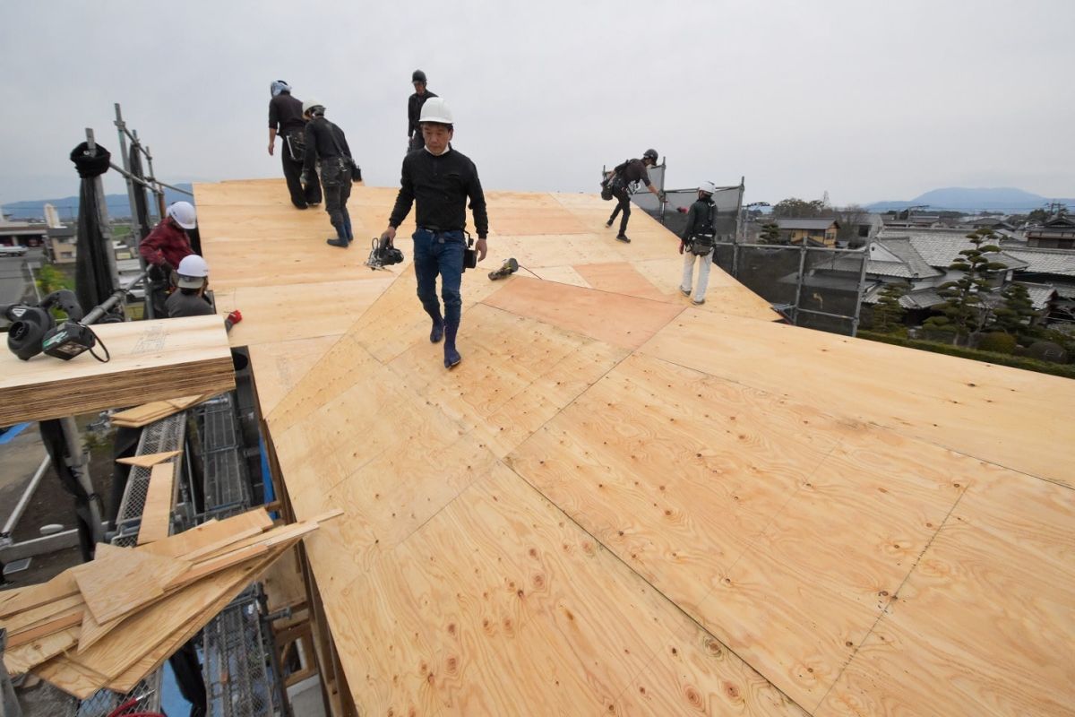 福岡県三井郡大刀洗町03　注文住宅建築現場リポート②　～上棟式・後編～