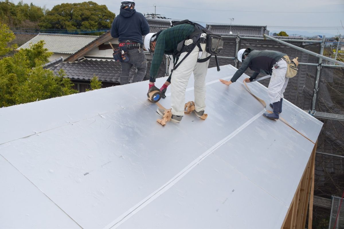 福岡県三井郡大刀洗町03　注文住宅建築現場リポート②　～上棟式・後編～