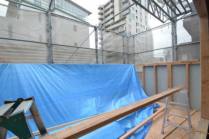 「福岡市中央区01」注文住宅現場リポート⑧【木工事】【外断熱材】