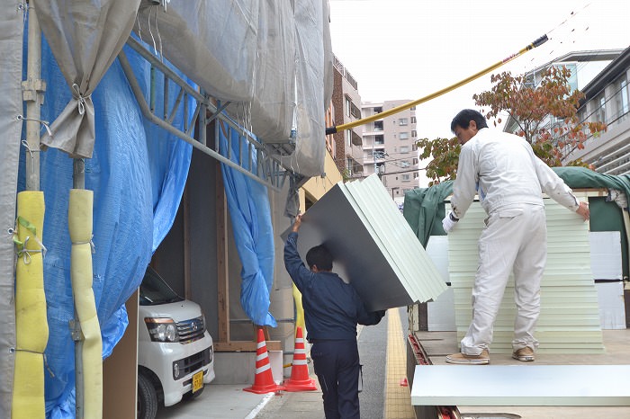 「福岡市中央区01」注文住宅現場リポート⑧【木工事】【外断熱材】