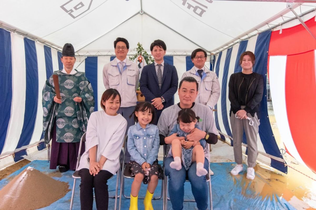 「福岡市東区10」注文住宅現場リポート①【地鎮祭】