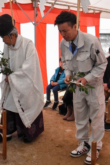 「福岡市南区18」注文住宅現場リポート①【地鎮祭】