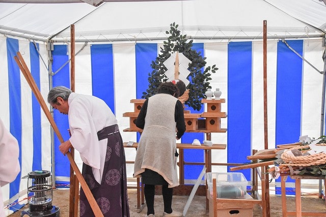 福岡市南区18　注文住宅建築現場リポート①　～地鎮祭～