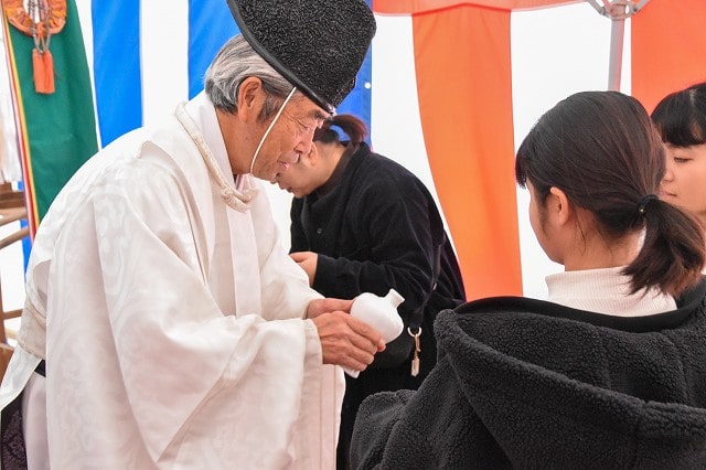 福岡市南区18　注文住宅建築現場リポート①　～地鎮祭～