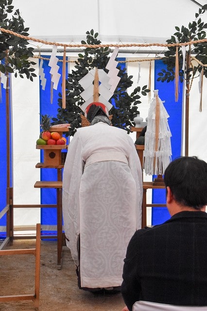 福岡市南区18　注文住宅建築現場リポート①　～地鎮祭～