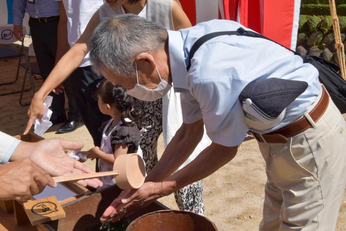 福岡県太宰府市11　注文住宅建築現場リポート①　～地鎮祭～