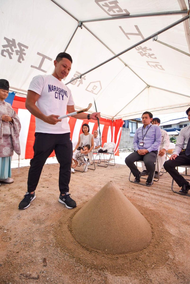 福岡県太宰府市11　注文住宅建築現場リポート①　～地鎮祭～