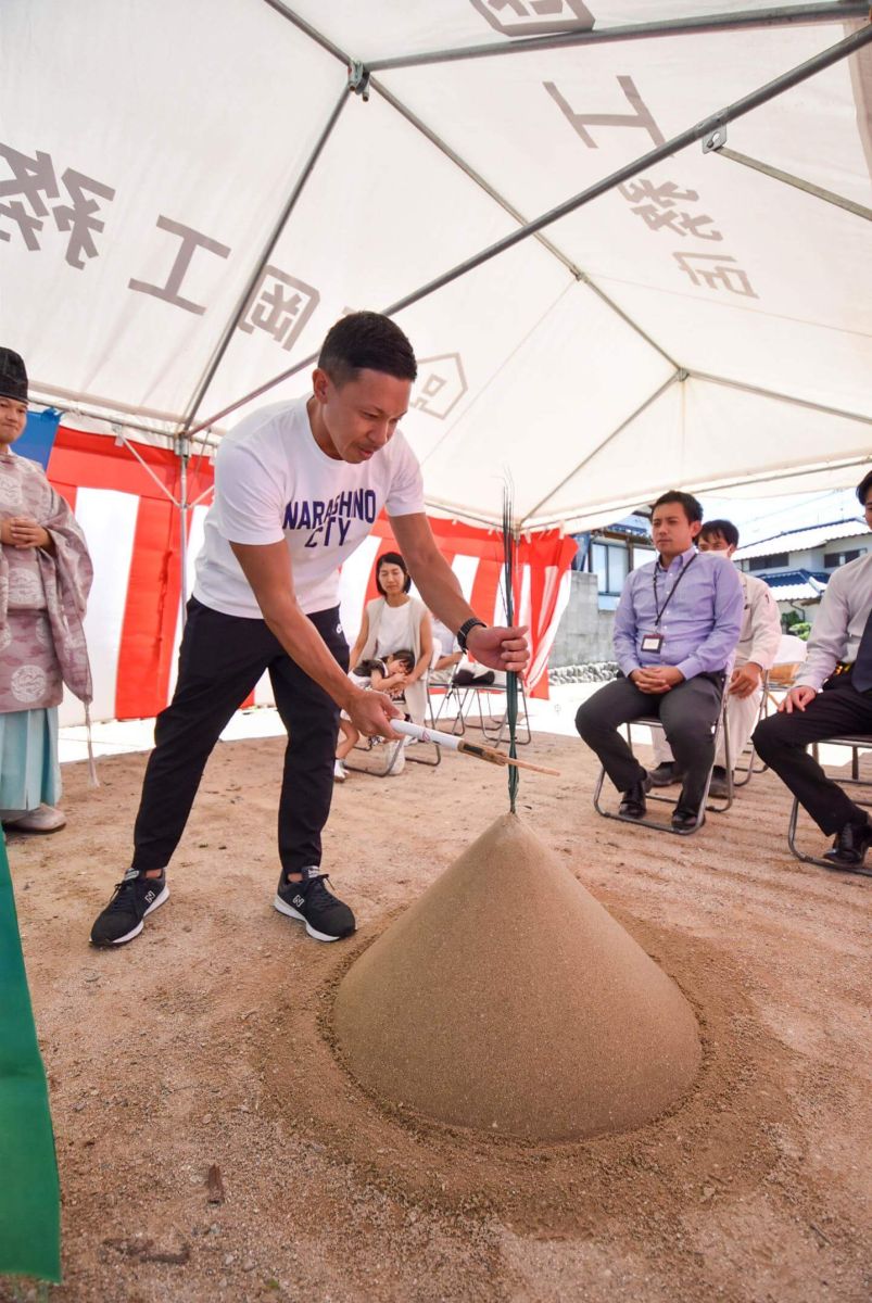 福岡県太宰府市11　注文住宅建築現場リポート①　～地鎮祭～