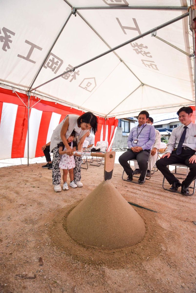 福岡県太宰府市11　注文住宅建築現場リポート①　～地鎮祭～