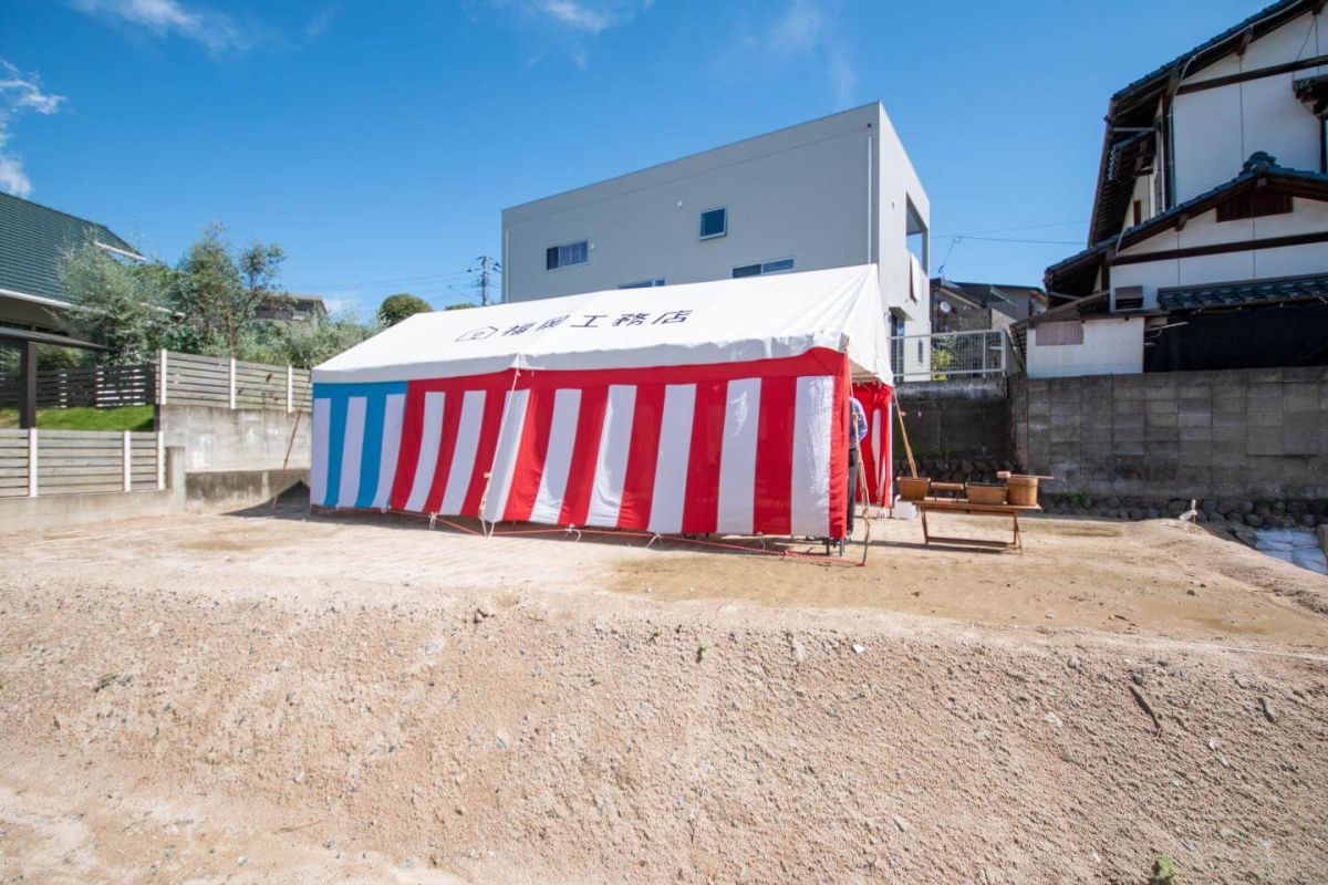 福岡県太宰府市11　注文住宅建築現場リポート①　～地鎮祭～