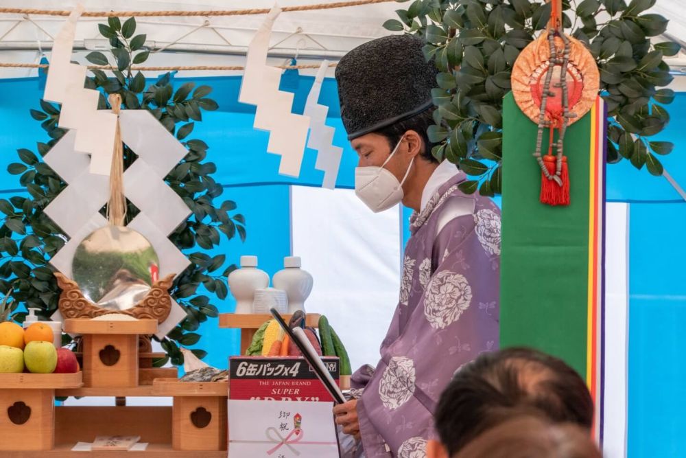 「太宰府市08」注文住宅現場リポート①【地鎮祭】