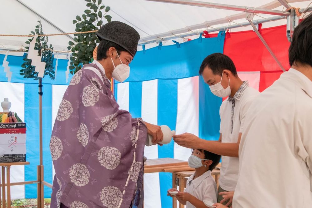 福岡県太宰府市08　注文住宅建築現場リポート①　～地鎮祭～