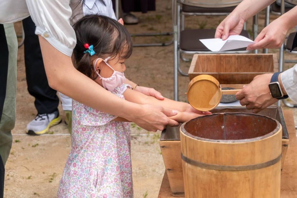 福岡県太宰府市08　注文住宅建築現場リポート①　～地鎮祭～