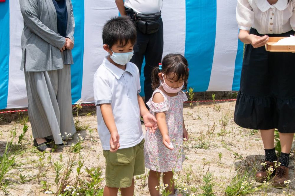 福岡県太宰府市08　注文住宅建築現場リポート①　～地鎮祭～