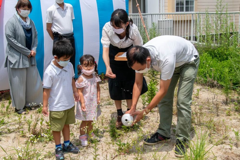 「太宰府市08」注文住宅現場リポート①【地鎮祭】
