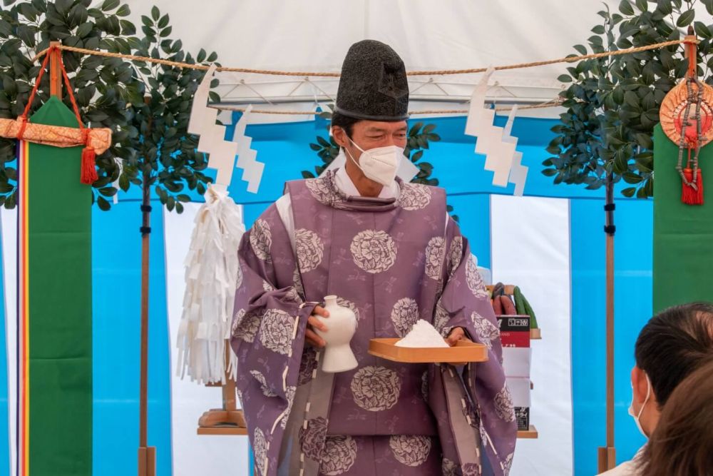 「太宰府市08」注文住宅現場リポート①【地鎮祭】