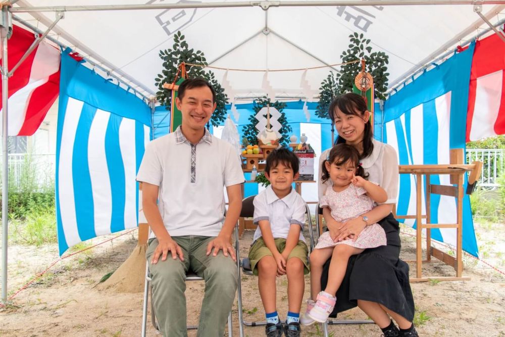 「太宰府市08」注文住宅現場リポート①【地鎮祭】