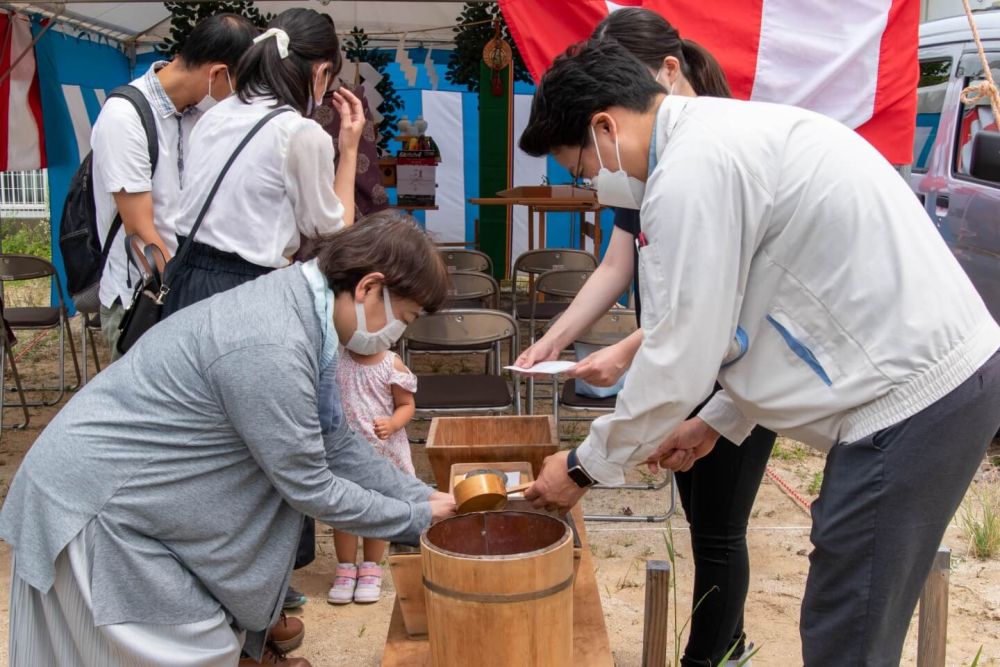 福岡県太宰府市08　注文住宅建築現場リポート①　～地鎮祭～