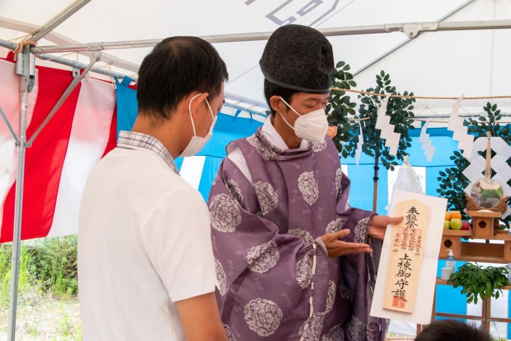 福岡県太宰府市08　注文住宅建築現場リポート①　～地鎮祭～