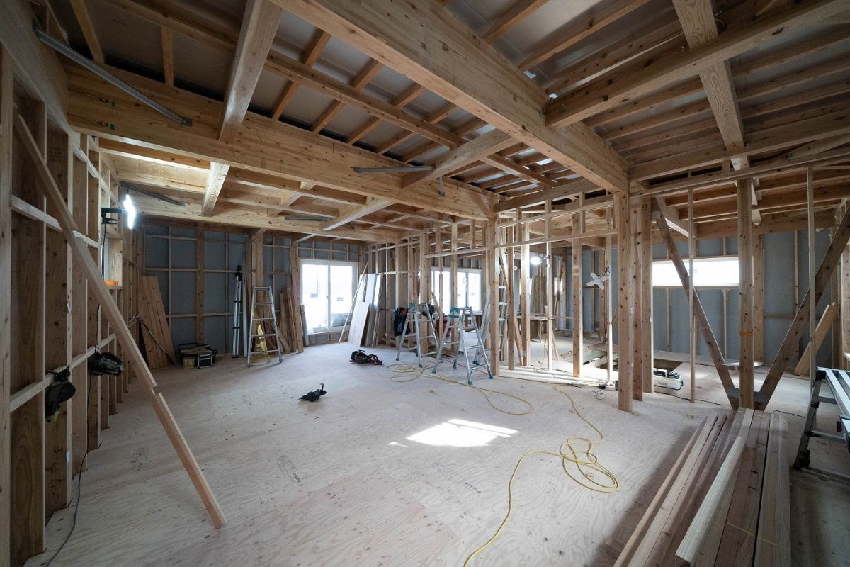 「福岡市西区09」注文住宅現場リポート⑤【木工事】【下地】