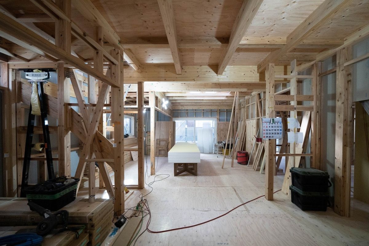 「福岡市西区09」注文住宅現場リポート⑤【木工事】【下地】