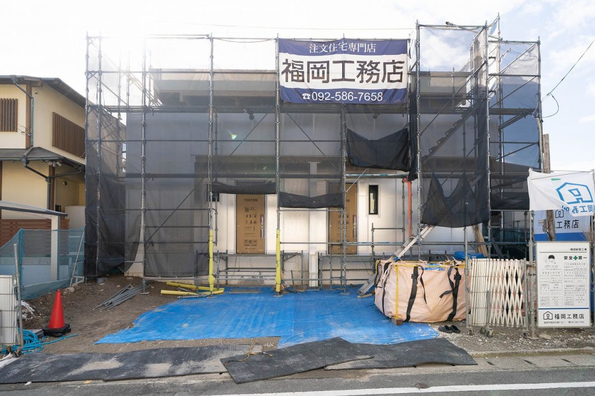 福岡県福岡市西区09　注文住宅建築現場リポート⑤　～木工事・下地施工～