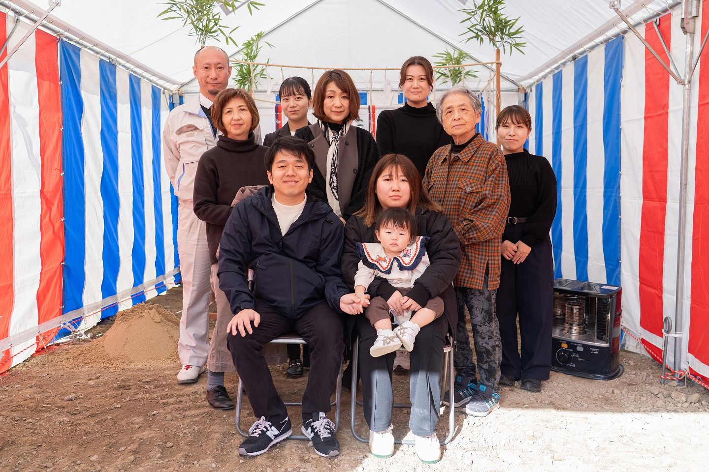 「北九州市八幡西区04」注文住宅現場リポート①【地鎮祭】