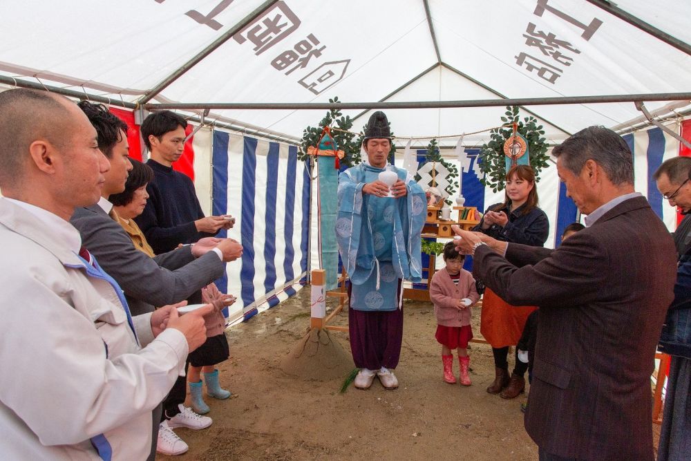 福岡県春日市07　注文住宅現場リポート①　～地鎮祭～