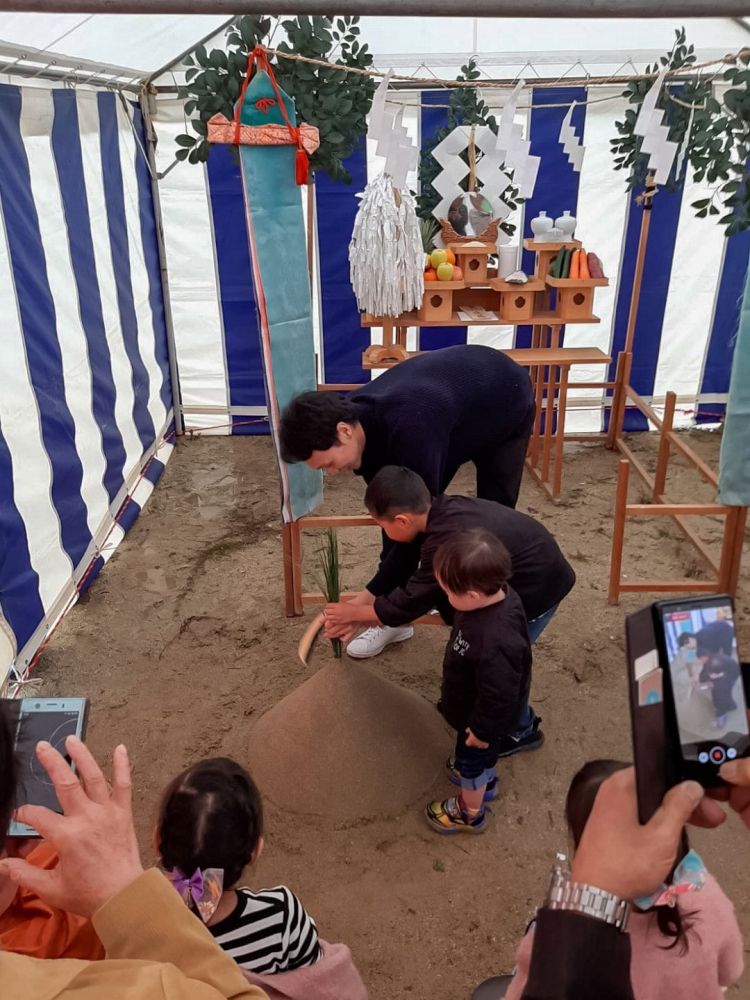 「春日市07」注文住宅現場リポート①【地鎮祭】