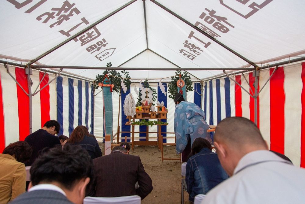 「春日市07」注文住宅現場リポート①【地鎮祭】