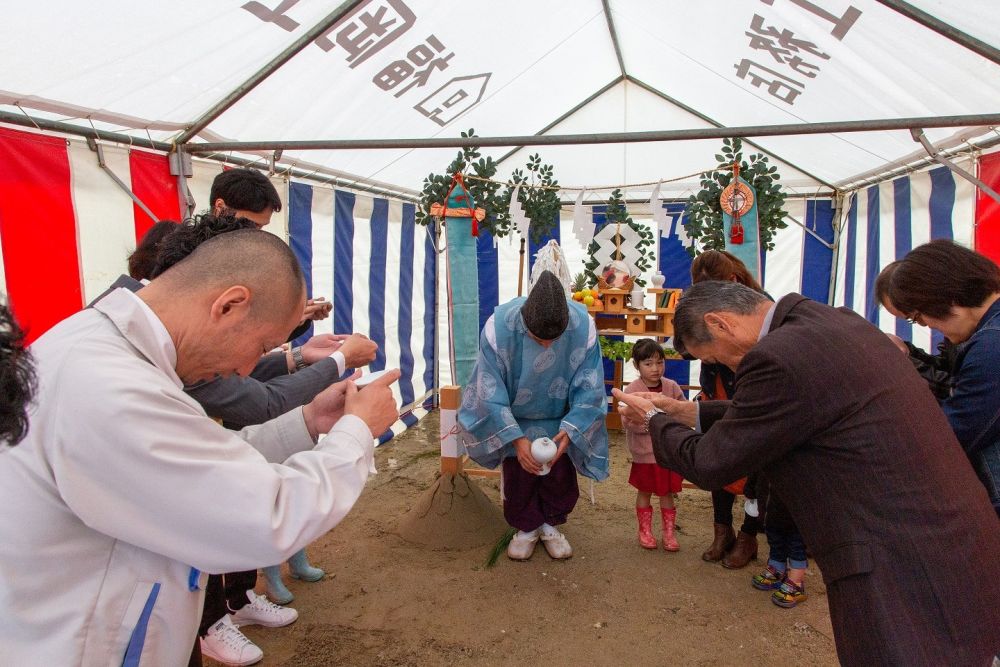 福岡県春日市07　注文住宅現場リポート①　～地鎮祭～