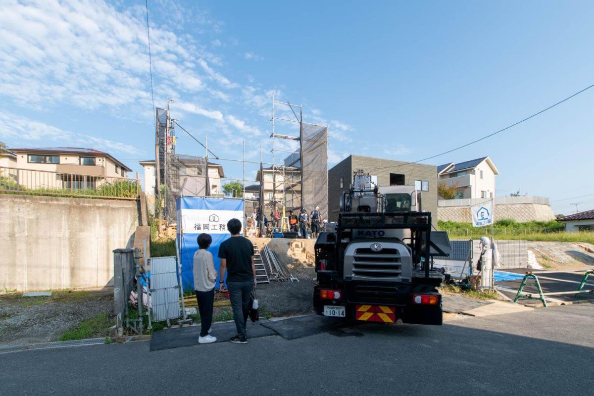 「北九州市八幡西区01」注文住宅現場リポート③【上棟式】