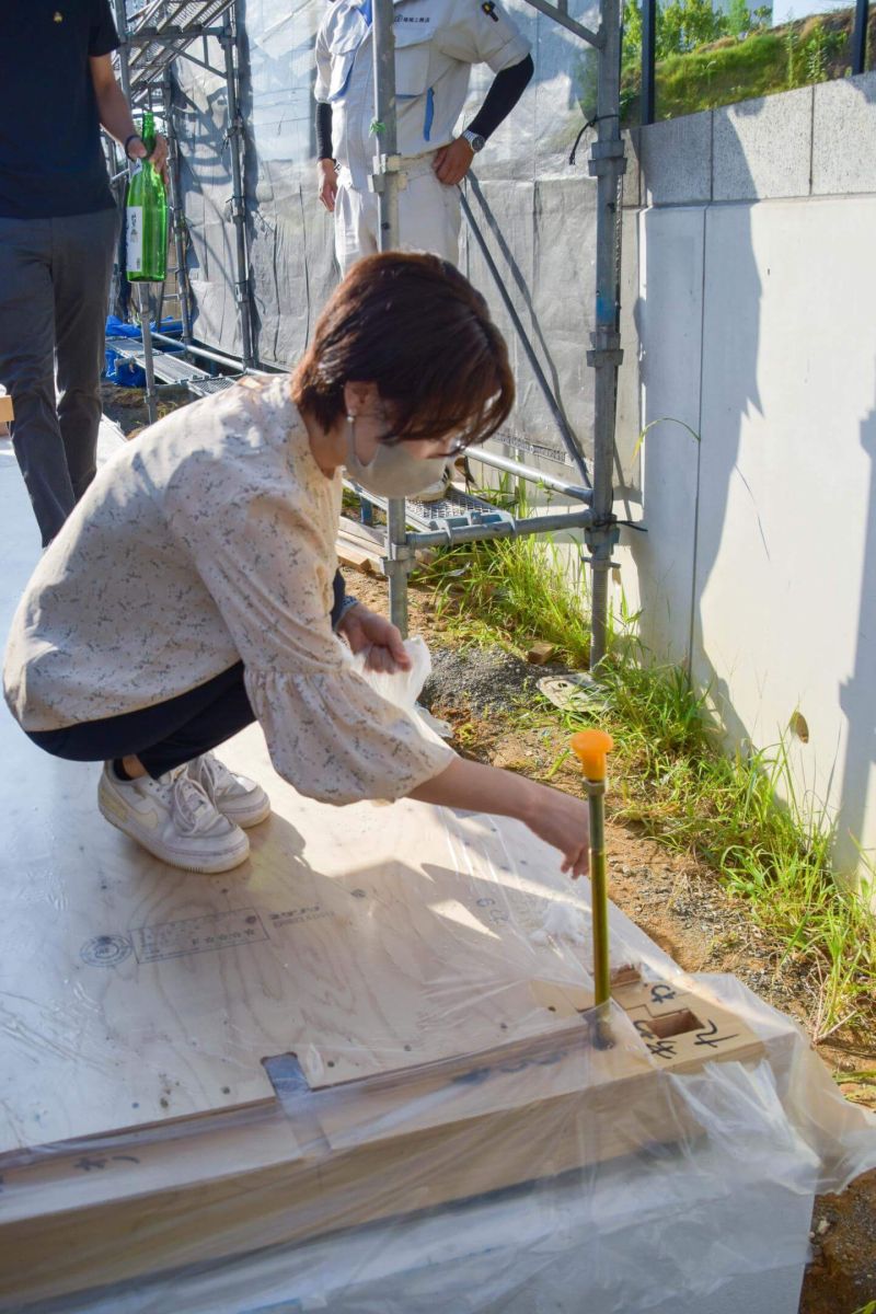「北九州市八幡西区01」注文住宅現場リポート③【上棟式】