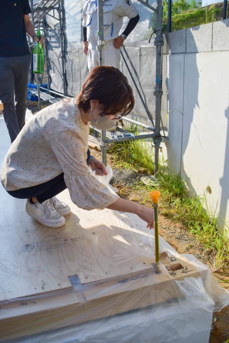 福岡県北九州市八幡西区01　注文住宅建築現場リポート③　～上棟式・前編～