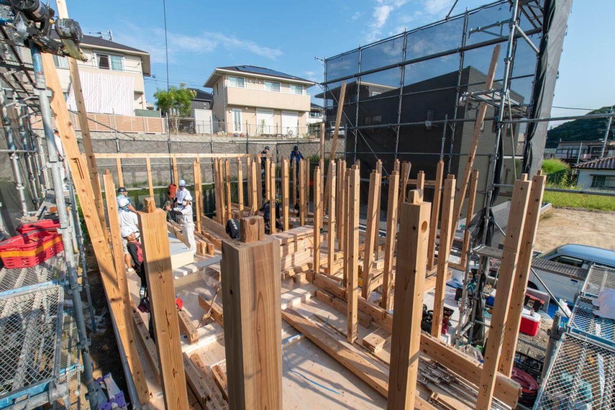 福岡県北九州市八幡西区01　注文住宅建築現場リポート③　～上棟式・前編～