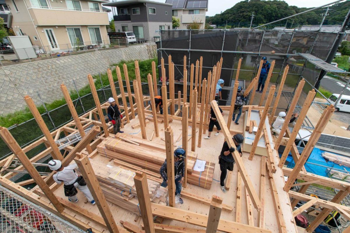 福岡県北九州市八幡西区01　注文住宅建築現場リポート③　～上棟式・前編～