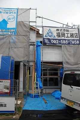 福岡市西区下山門01　注文住宅建築現場リポート⑭