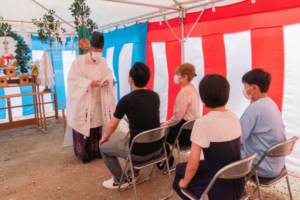 福岡市南区24　注文住宅建築現場リポート①　～地鎮祭～