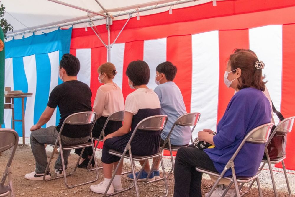 福岡市南区24　注文住宅建築現場リポート①　～地鎮祭～