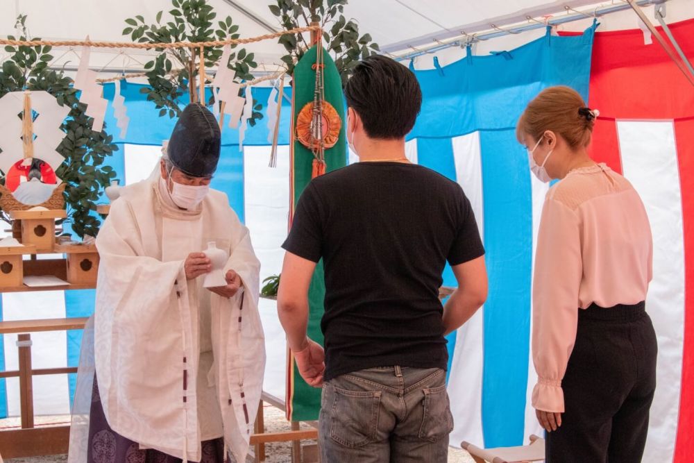 「福岡市南区24」注文住宅現場リポート①【地鎮祭】