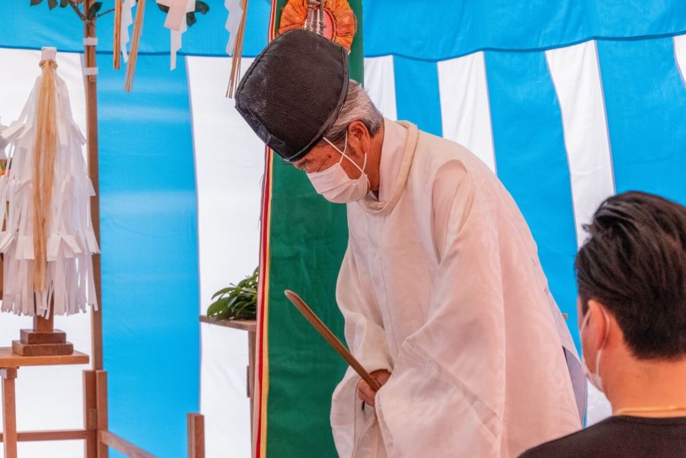 「福岡市南区24」注文住宅現場リポート①【地鎮祭】
