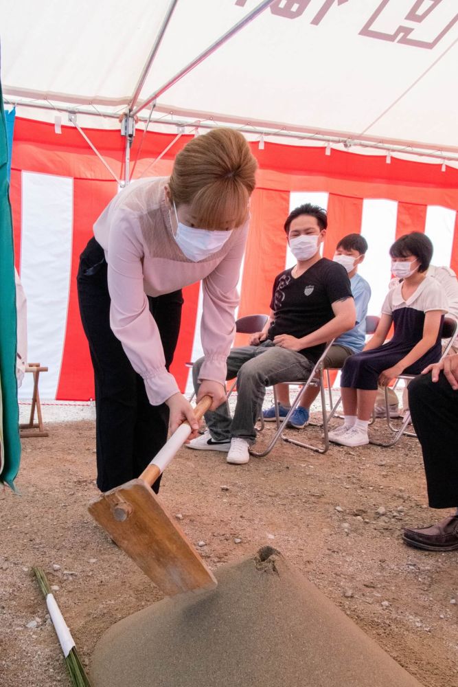 福岡市南区24　注文住宅建築現場リポート①　～地鎮祭～