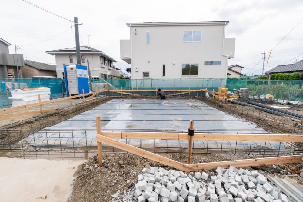 「小郡市04」注文住宅現場リポート③【基礎工事】【配筋】