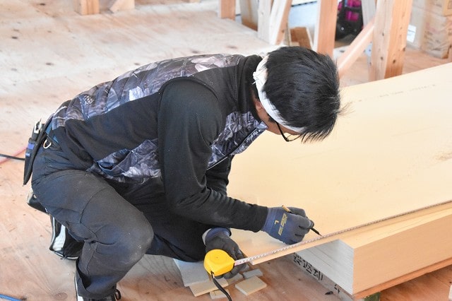「小郡市02」注文住宅現場リポート④【木工事】【面材】
