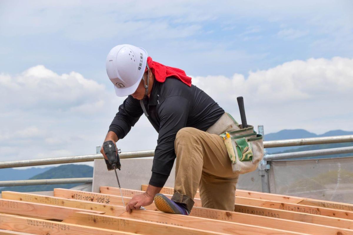 福岡県春日市12　注文住宅建築現場リポート④　～上棟式・後半～