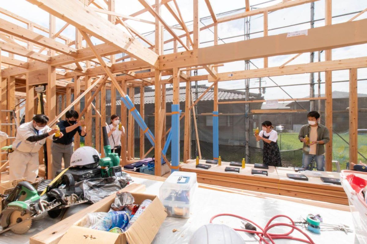 「北九州市若松区01」注文住宅現場リポート⑤【上棟式】