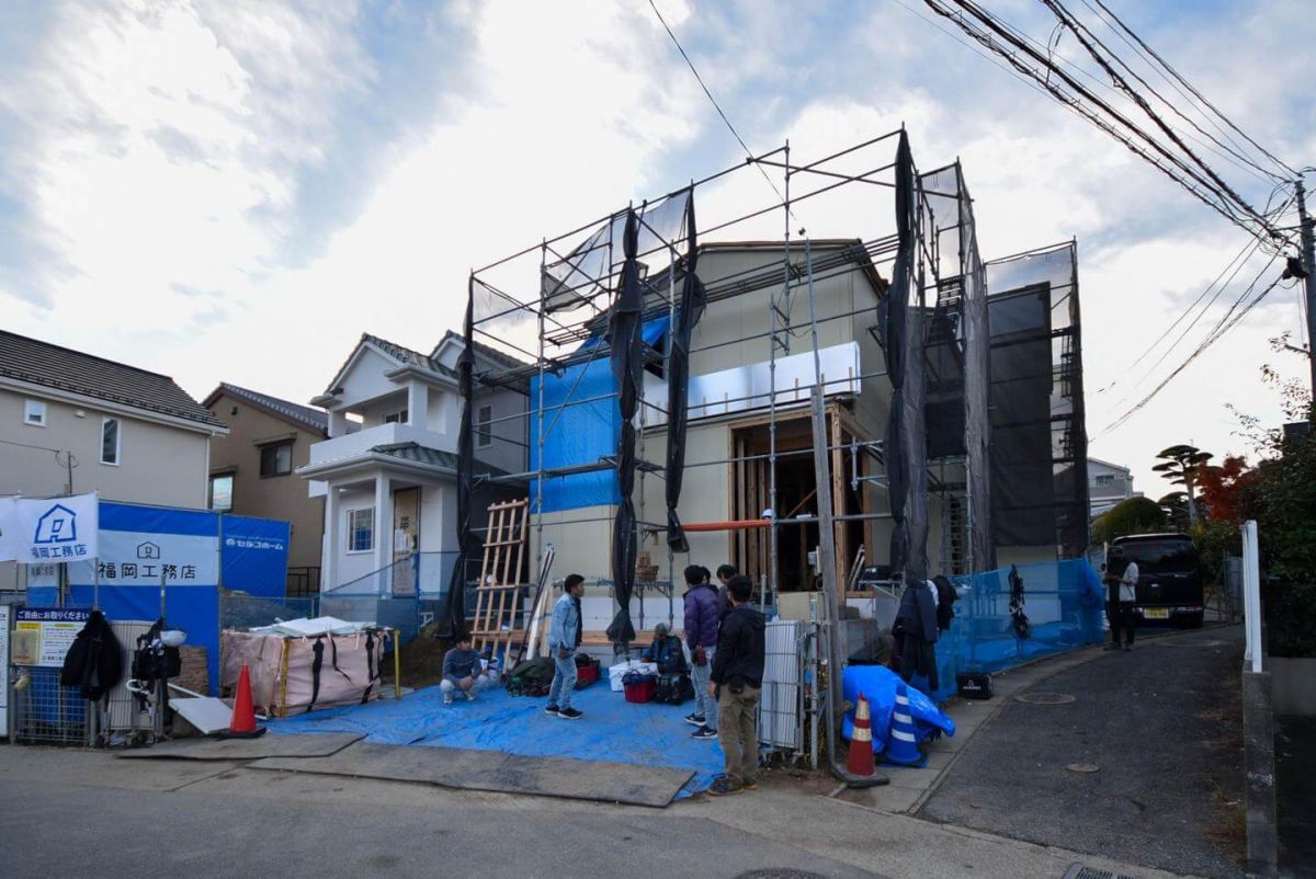 「福岡市城南区10」注文住宅現場リポート②【上棟式】